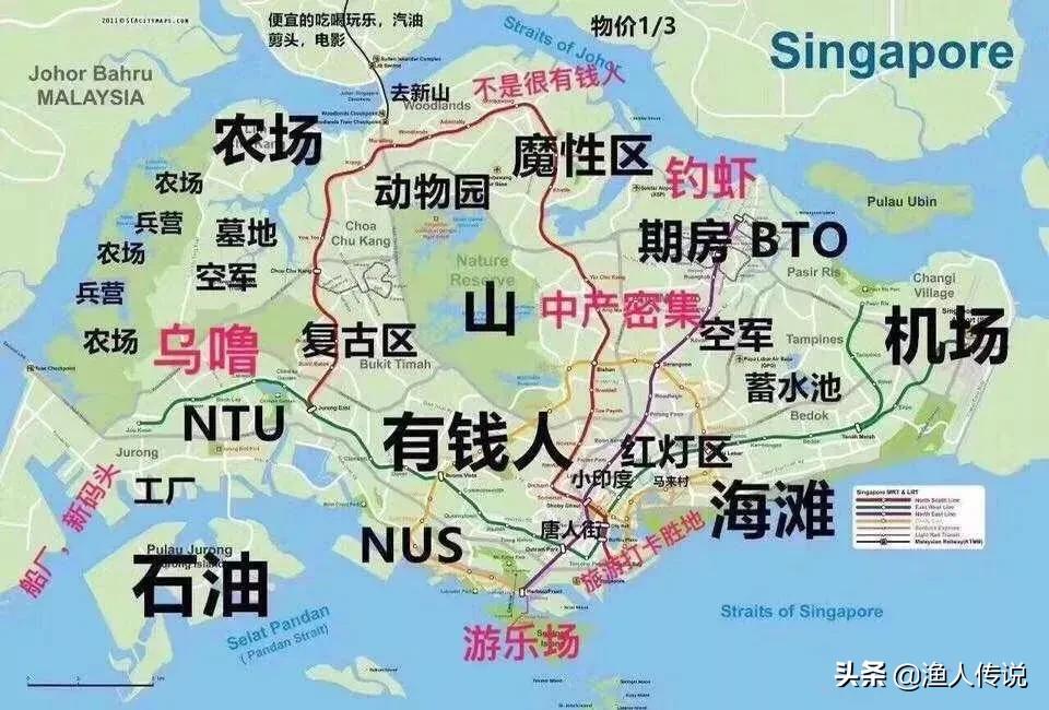 新加坡为什么华人多经济发达 全国红灯区唐人街分布图详解