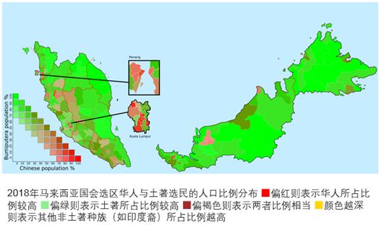 马来西亚华人比例及分布图图解 马来西亚华人占比近年来不断缩小