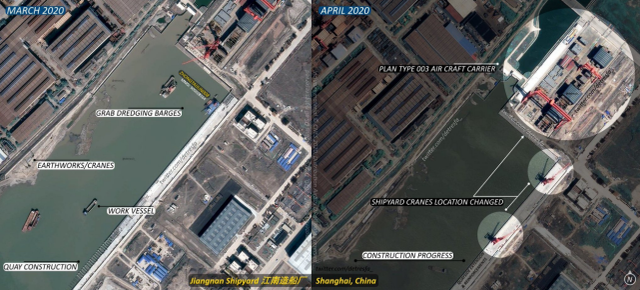 国产航母004核动力航母最新进展消息官方宣布 江南造船厂疑开建中国首艘核动力航母